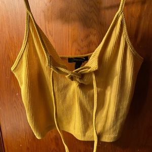 Mustard Crop Top